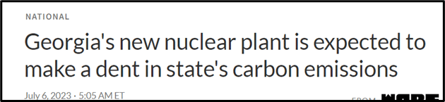 georgia new nuclear plant