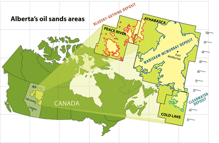 Alberta’s oil sands area