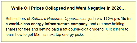 While oil prices collapsed box