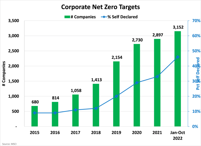 Corporate Net Zero Targets