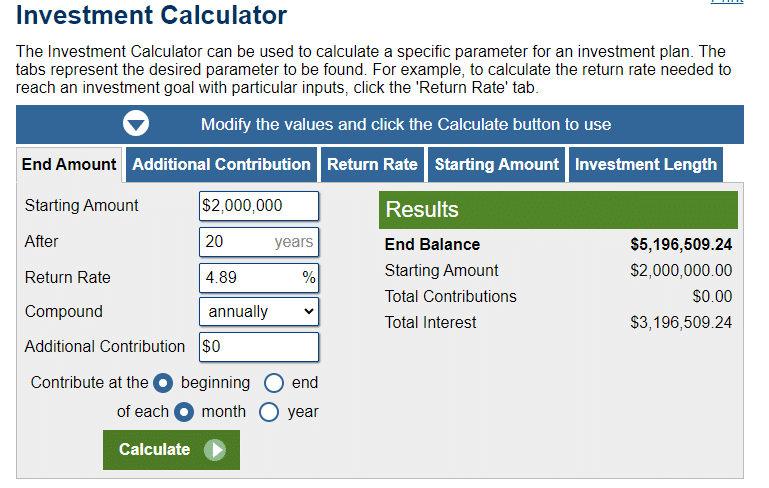 Investment Calculator