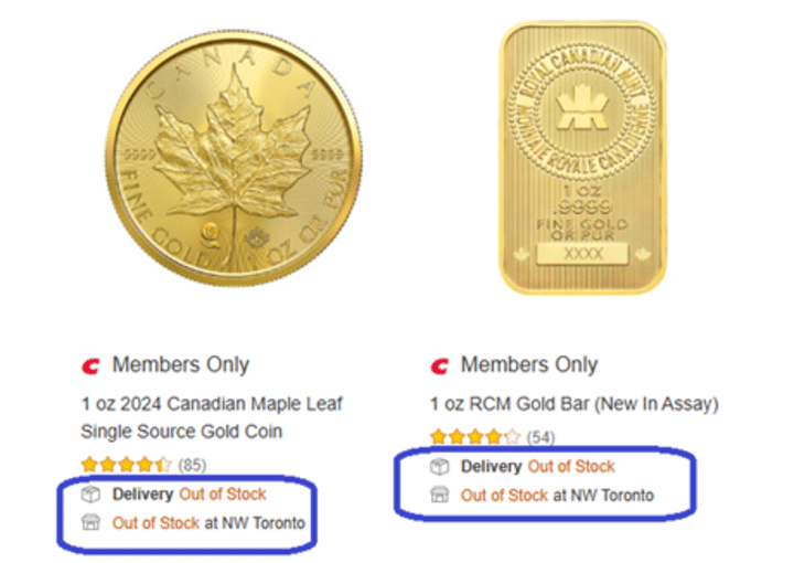Gold Delivery